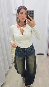 Body Costine Crema art.9662